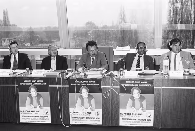 Fotografie 4: Conference on South Africa - Support ANC