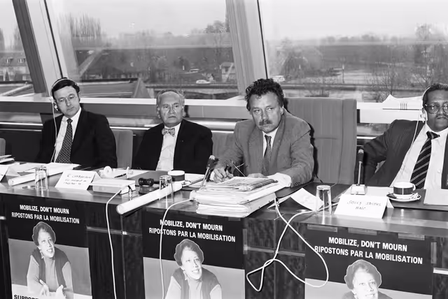 Fotografie 1: Conference on South Africa - Support ANC