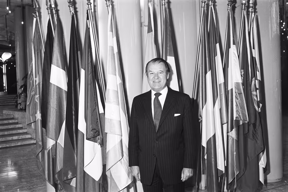 MEP Basil de FERRANTI in the EP in Strasbourg