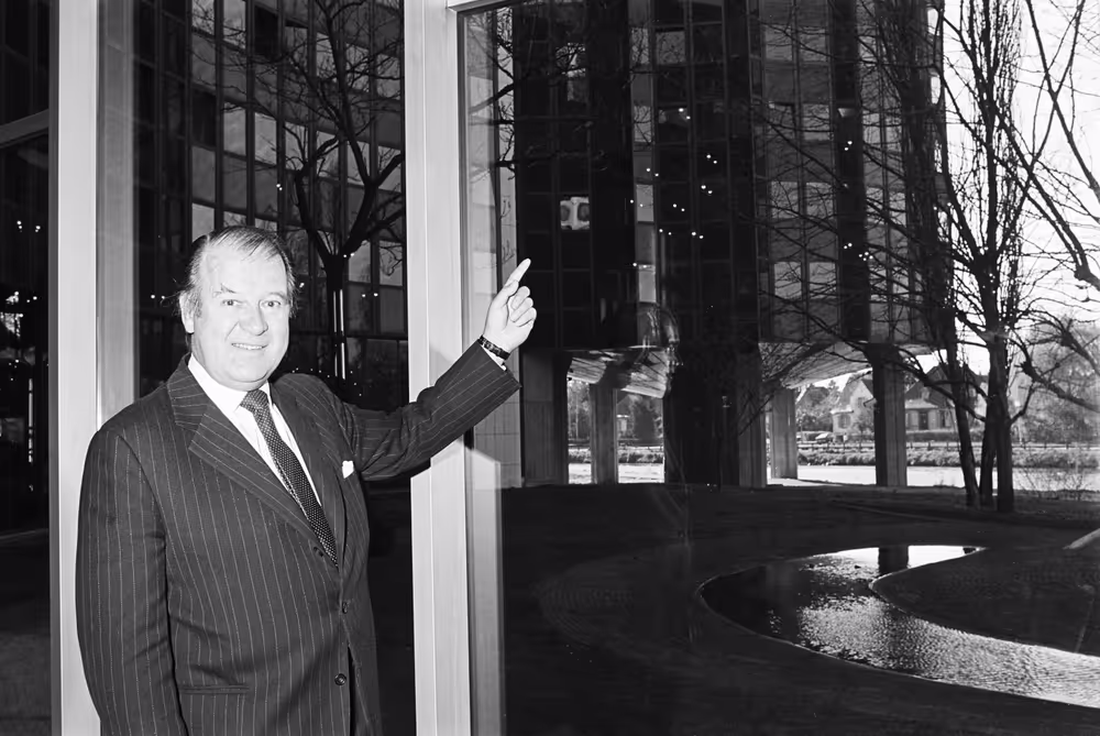 MEP Basil de FERRANTI in the EP in Strasbourg