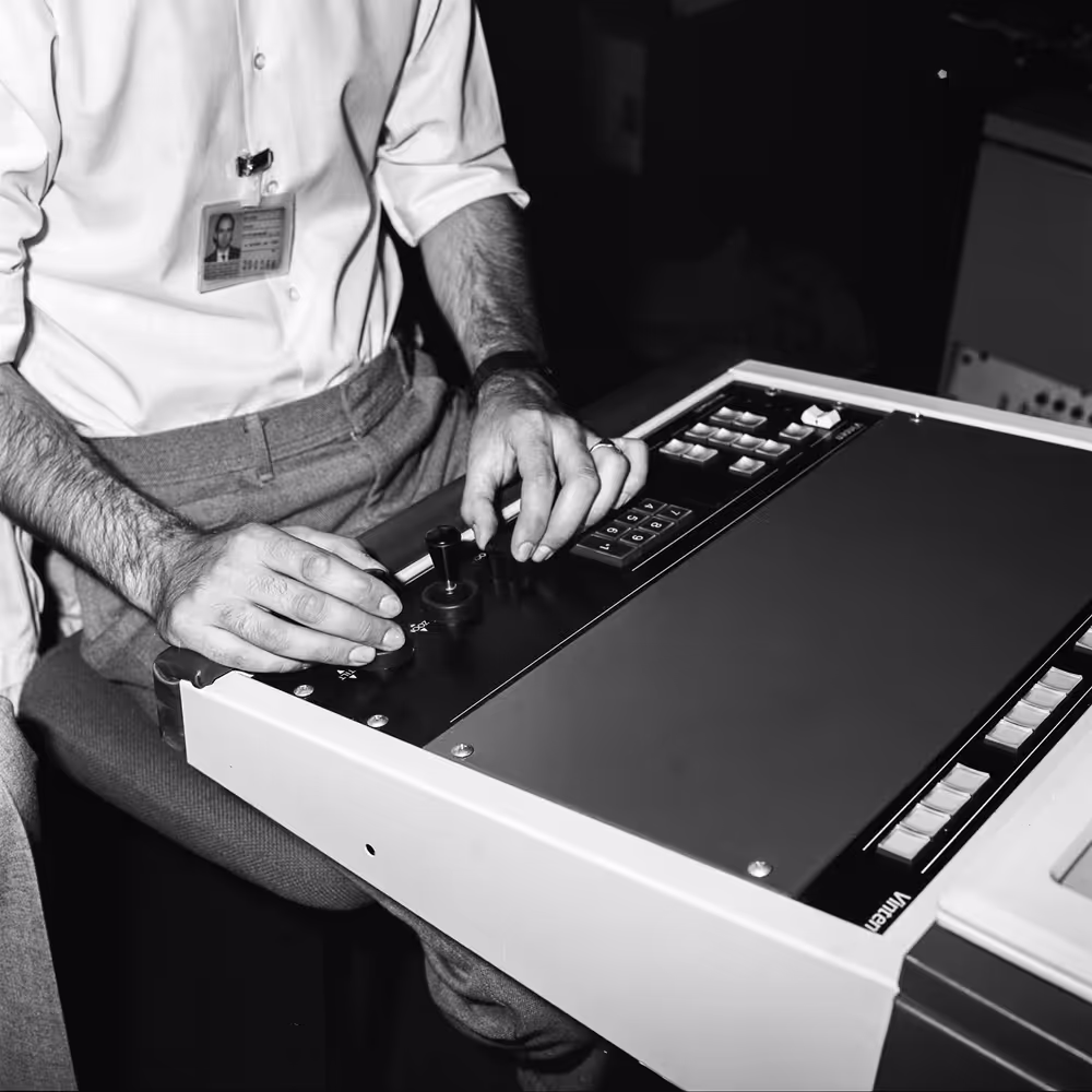 TV control room at the EP in Strasbourg