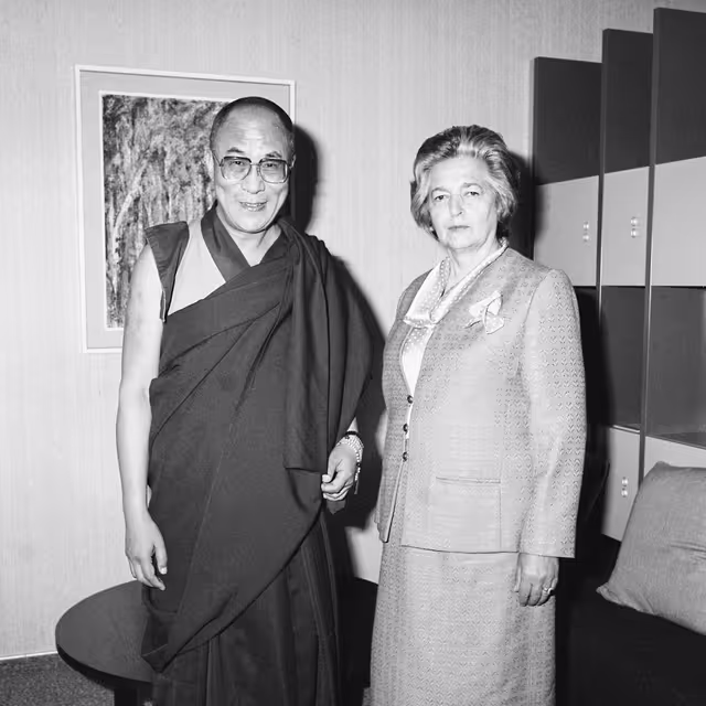 Suriet 20: Visit of the Dalai Lama at the European Parliament in Strasbourg