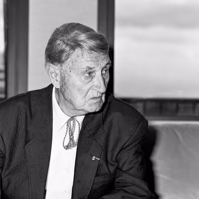 Nuotrauka 12: Outgoing EP President meets with the oldest MEP Claude AUTANT-LARA