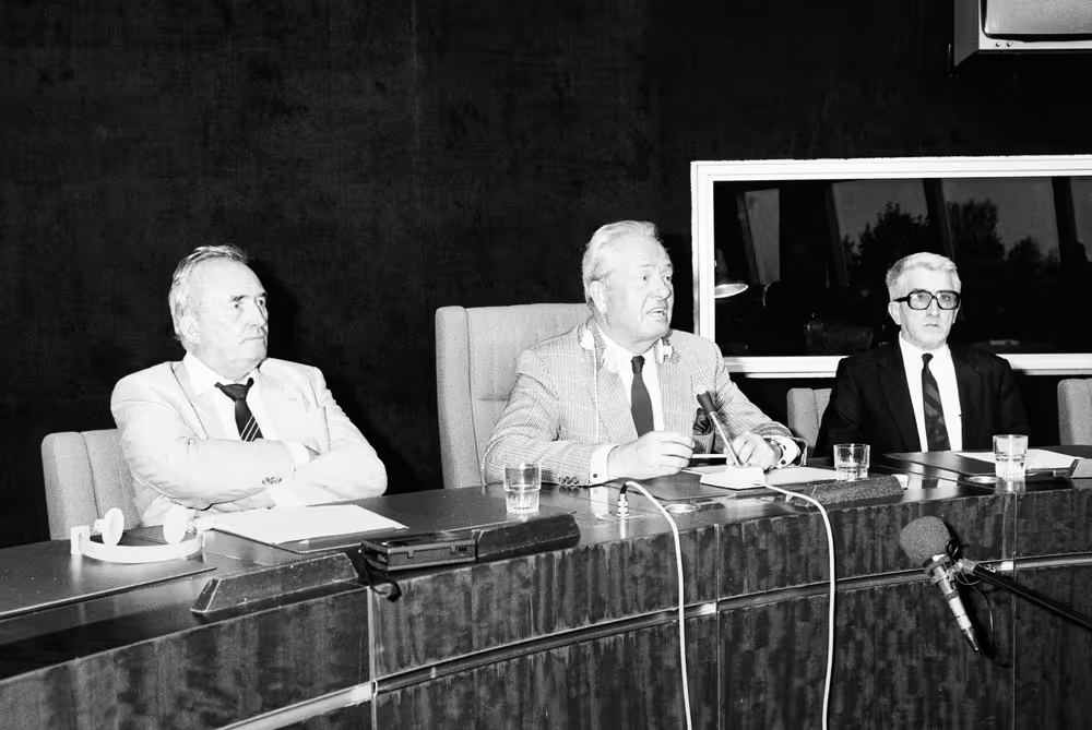 Press conference of the Technical Group of the European Right
