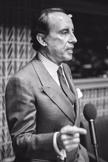 Portrait of MEP Jose Maria RUIZ MATEOS during the plenary session at the EP in Strasbourg