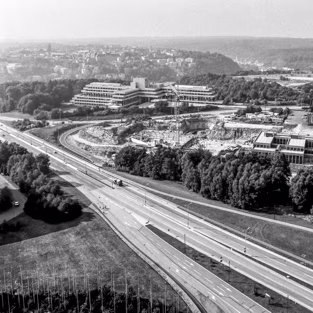 Fotografie 11: General view of the Kirchberg Plateau in Luxembourg - European Investment Bank ( EIB )