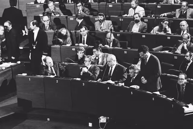 Formal Sitting on the Situation in Eastern Europe after the Fall of the Berlin Wall at the EP in Strasbourg