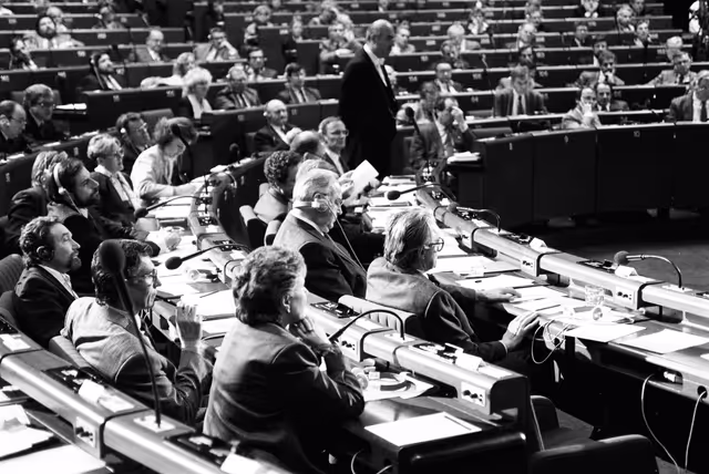 Fotagrafa 40: Formal Sitting on the Situation in Eastern Europe after the Fall of the Berlin Wall at the EP in Strasbourg