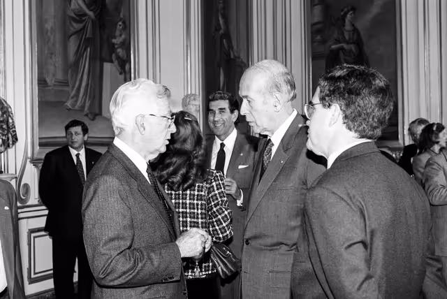 Foto 24: Official visit of Virgilio BARCO, President of Colombia, on the 4th of April 1990 in Strasbourg