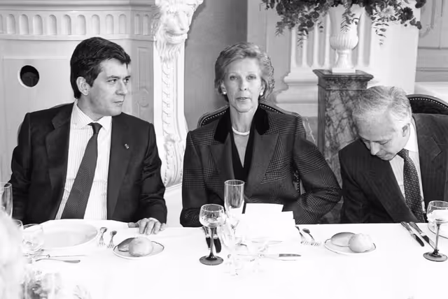 Foto 4: Official visit of President of Colombia, on the 4th of April 1990 in Strasbourg