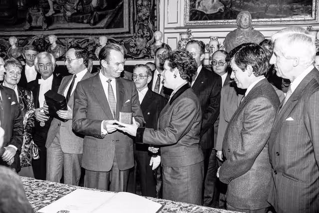 Foto 9: Official visit of HRH JEAN, Grand Duke of Luxembourg at the European Parliament in Strasbourg