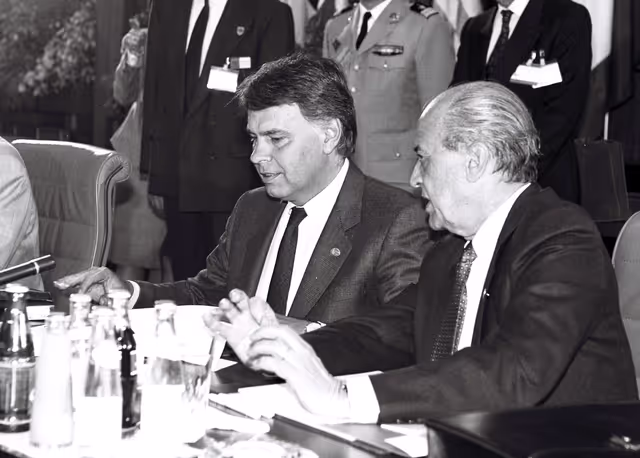 Fotó 31: European Council meeting in Luxembourg on April 8, 1991.