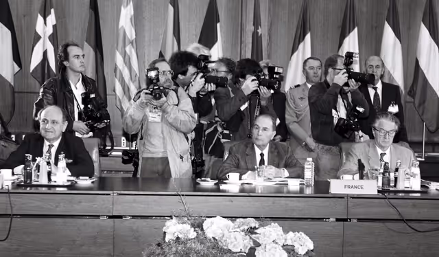 Fotó 19: European Council meeting in Luxembourg on April 8, 1991.