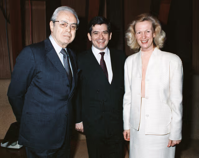 Fotó 48: Javier PEREZ DE CUELLAR, Secretary-General of the United Nations visits the European Parliament