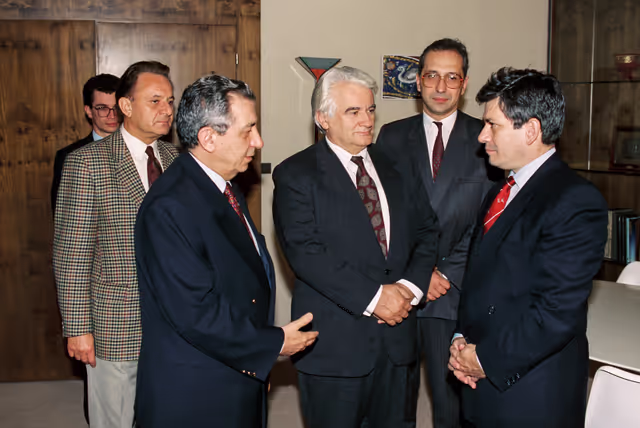 Foto 10: EP President meets with guest a the EP in Strasbourg.