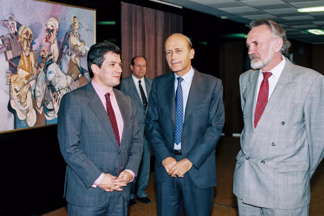 Foto 43: Opening of a art exhibition at the EP in Luxembourg.
