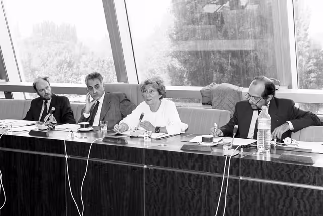 Foto 36: Meeting with the Moroccan dissident Abraham SARFATY.