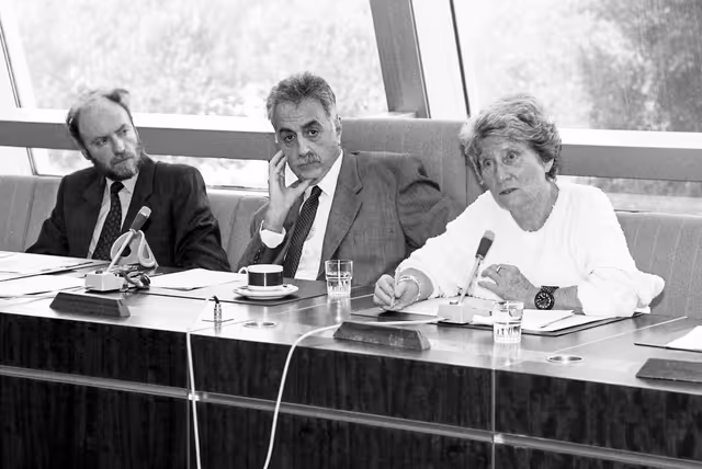 Foto 35: Meeting with the Moroccan dissident Abraham SARFATY.