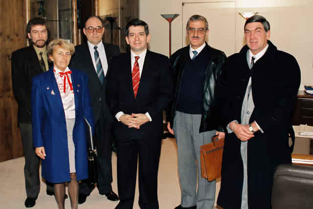 Foto 21: EP President meets with guests at the EP in Strasbourg.