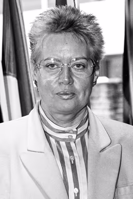 Foto 46: Portrait of Magdalene HOFF at the EP in Strasbourg.