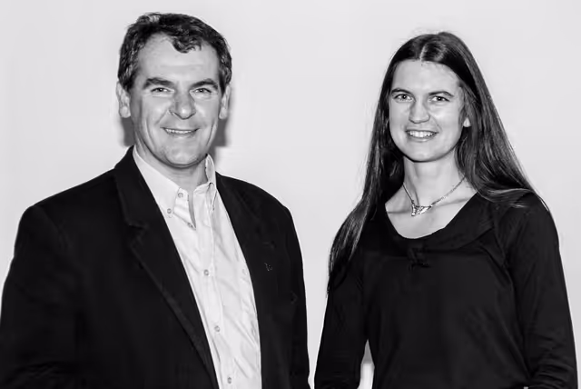 Foto 18: Jose HAPPART with a guest at the EP in Strasbourg in October 1991.