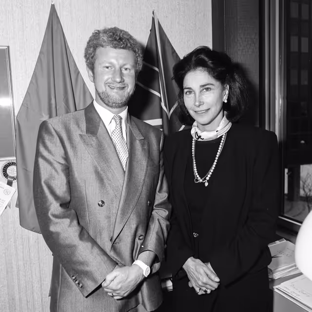 Fotografie 11: Patricia RAWLINGS with a guest at the EP in Strasbourg