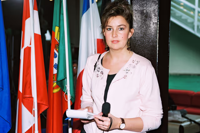 Fotografija 2: MEP George STEVENSON during an interview in Strasbourg