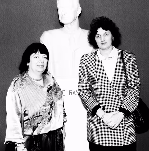 Nuotrauka 7: Alla YAROSHINSKAYA with Karin JUNKER at the European Parliament.