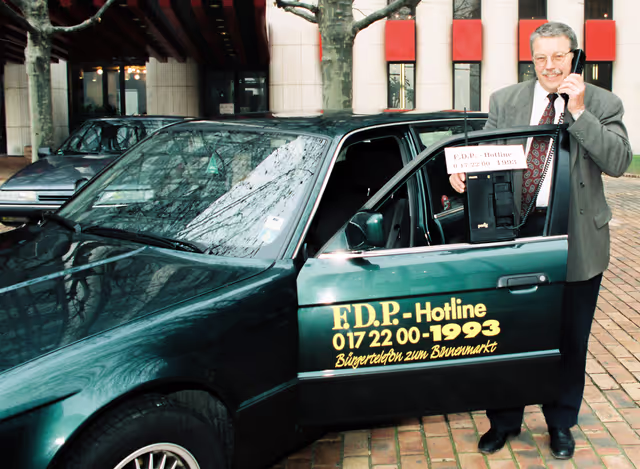 Zdjęcie 9: FDP Hotline, Burgertelefon zum Binnenmarkt