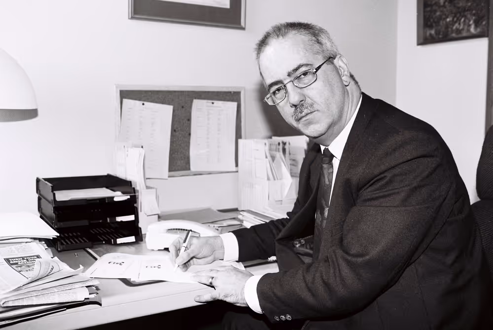 Portrait of MEP Lyndon HARRISON in Strasbourg