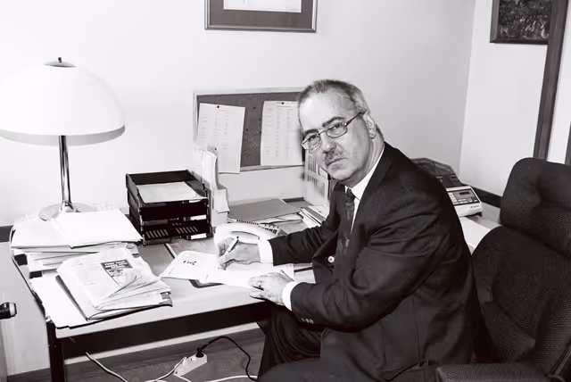 Suriet 12: Portrait of MEP Lyndon HARRISON in Strasbourg