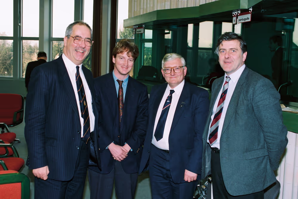 British MEPs with guests in Strasbourg