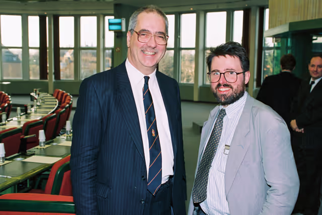 Φωτογραφία 1: British MEPs with guests in Strasbourg
