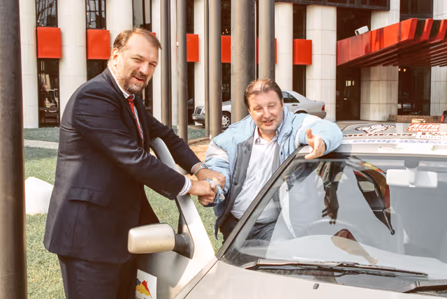Fotografia 48: Mep Tom SPENCER meets with a guest at the EP in Strasbourg