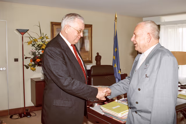 Nuotrauka 33: EPPresident, Egon KLEPSCH meets with a guest