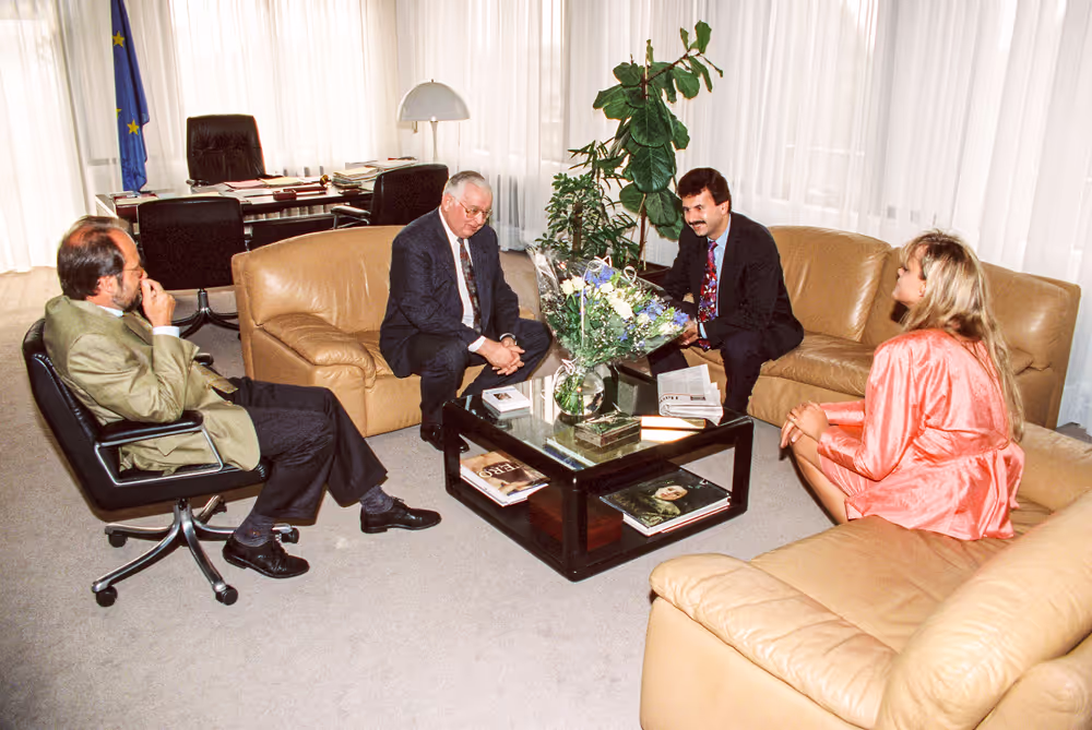 EP President - Eggon KLEPSCH meets with MEP Jean-Marie ALEXANDRE