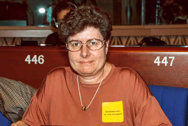 Photo 27: MEP Barbara SCHMIDBAUER during the plenary session at the EP in Strasbourg