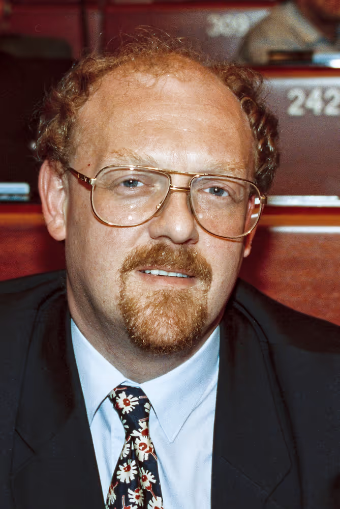 MEP David Robert BOWE during the plenary session at the EP in Strasbourg