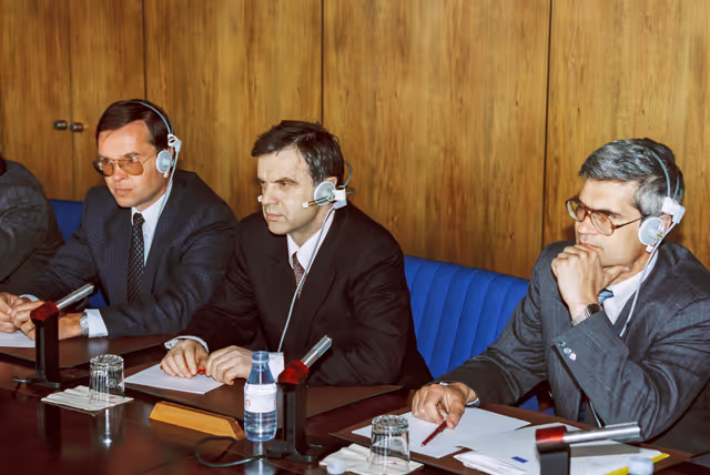 Foto 2: Exchange of views at the European Parliament in Strasbourg