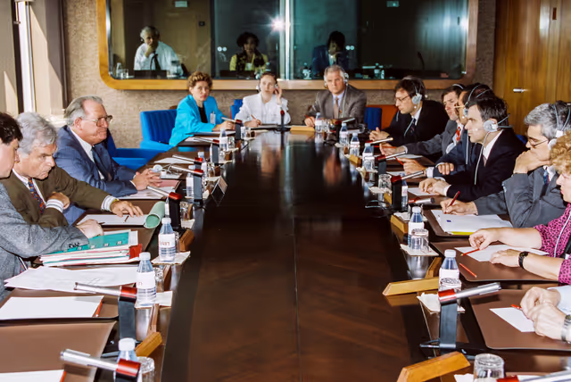 Foto 5: Exchange of views at the European Parliament in Strasbourg