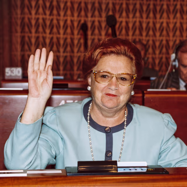 Nuotrauka 14: MEP Marijke J.H. VAN HEMELDONCK during the plenary session at the EP in Strasbourg