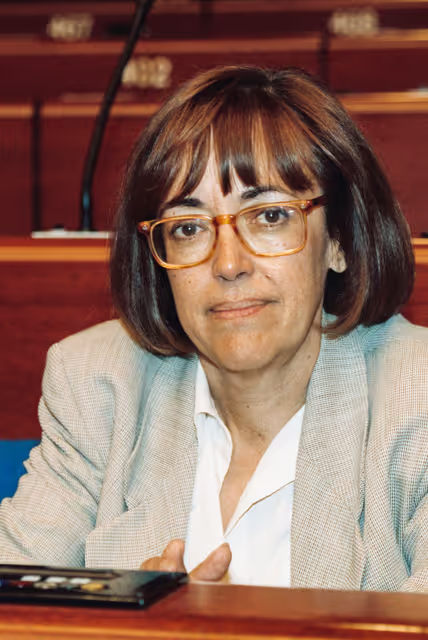 Nuotrauka 45: MEP Ludivina GARCIA ARIAS during the plenary session at the EP in Strasbourg