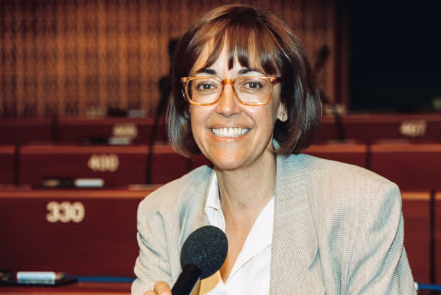 Nuotrauka 46: MEP Ludivina GARCIA ARIAS during the plenary session at the EP in Strasbourg
