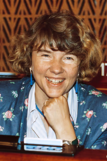 Photo 35: MEP Brigitte ERNST de la GRAETE during the plenary session at the EP in Strasbourg