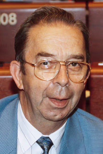 Photo 12: Portrait of MEP Niels Anker KOFOED in the hemicycle at the EP in Strasbourg