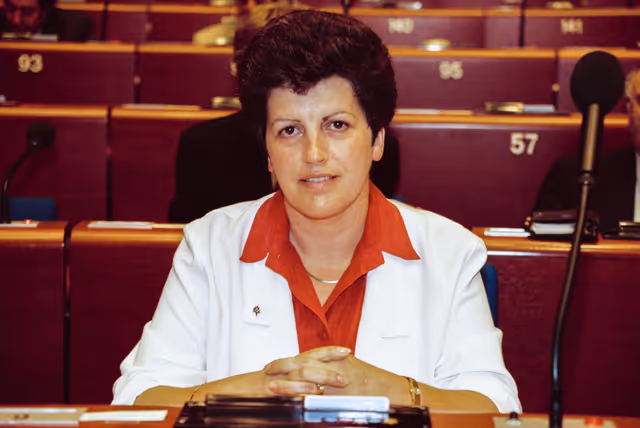 Nuotrauka 26: MEP Pauline GREEN during the plenary session at the EP in Strasbourg