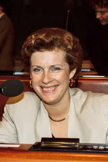 Photo 42: MEP Catherine TRAUTMANN during the plenary session at the EP in Strasbourg