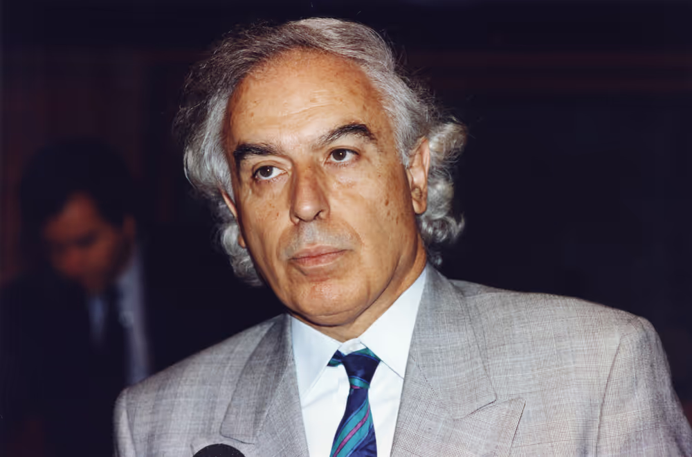 MEP Manuel MEDINA ORTEGA attends a plenary session in Strasbourg in July 1993