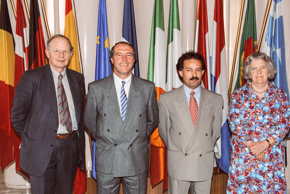 MEP Sir Fred CATHERWOOD meets with guests at the EP in Strasbourg