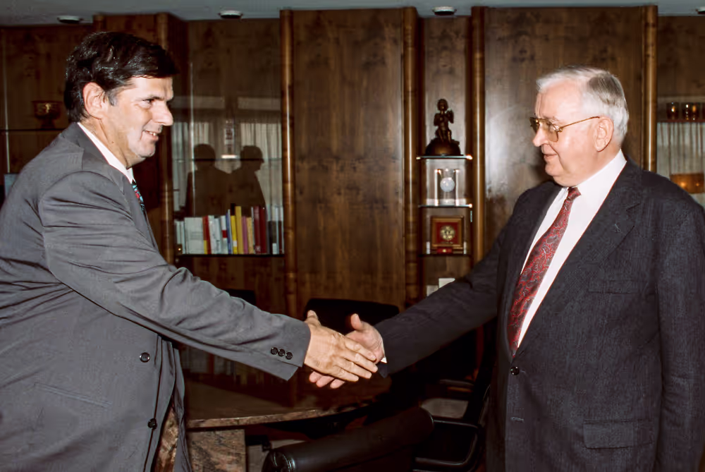 EP President - Egon KLEPSCH meets with guests